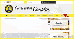 Desktop Screenshot of conserverie-courtin.com