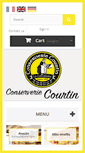 Mobile Screenshot of conserverie-courtin.com